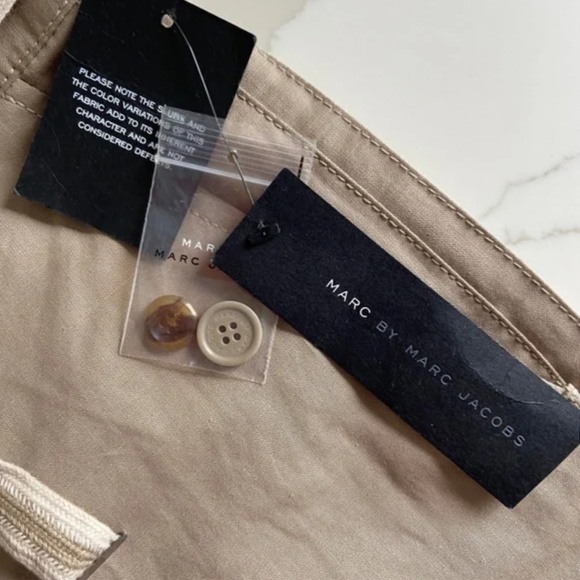 MARC JACOBS COTTON LINEN CARGO SHORTS TRAVEL SAFARI CRUISE BEACH SUMMER HIKING - Picture 4 of 7